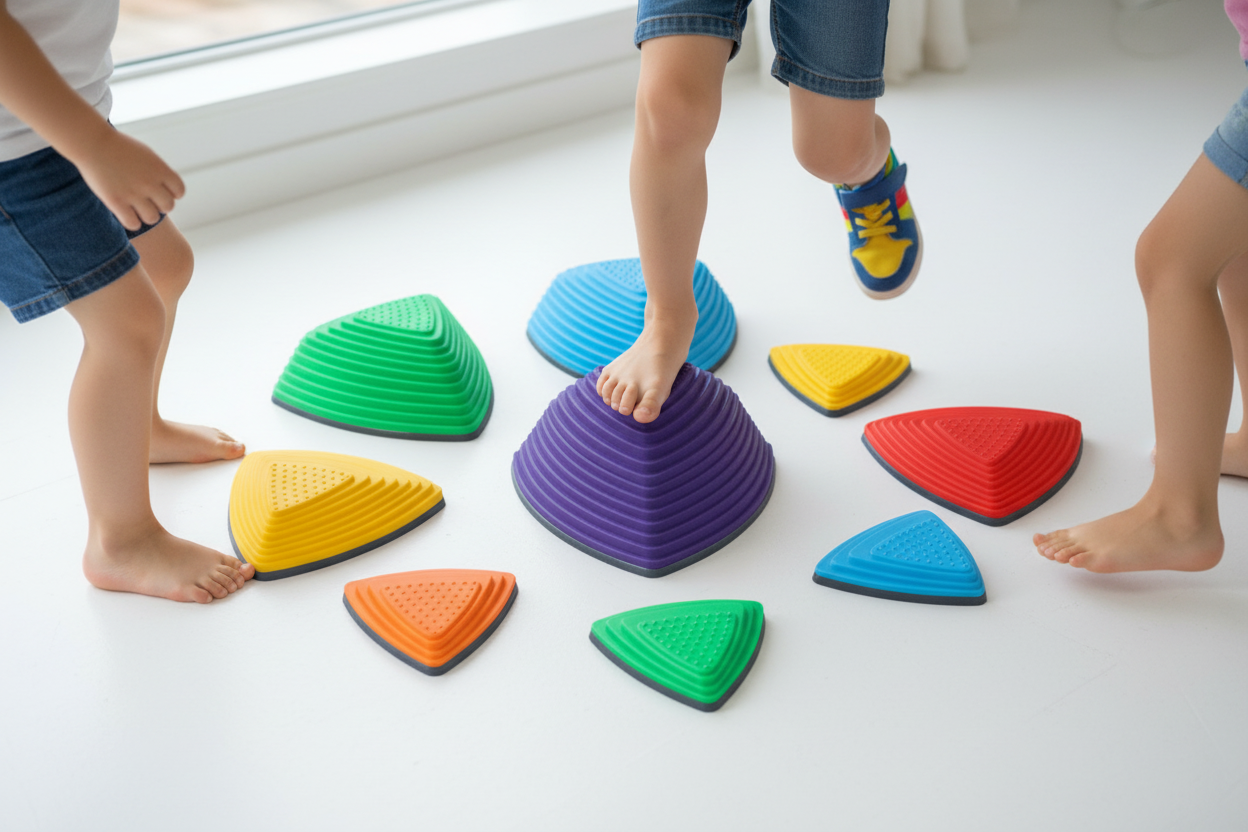 Triangle Stepping Stones